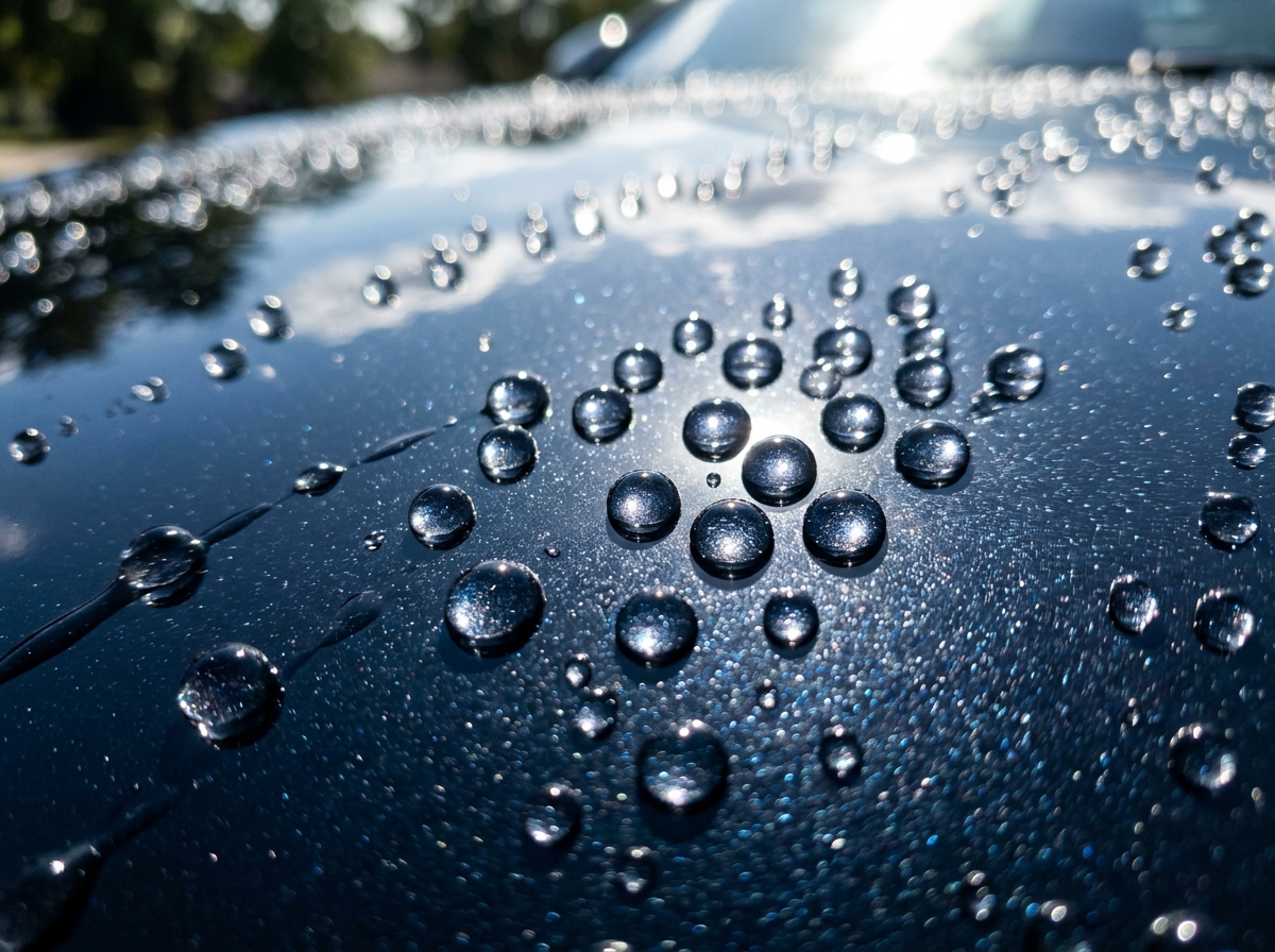Professional Ceramic Coating Hydrophobic Water Beading
